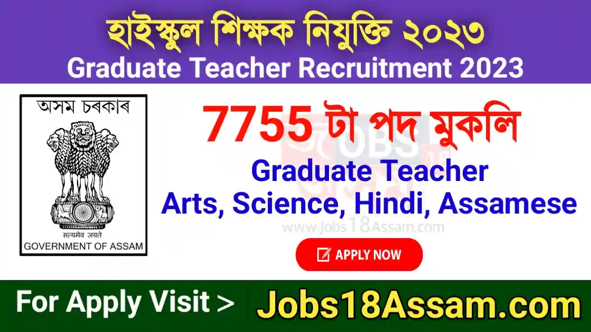 Assam High School Teacher Recruitment 2023
