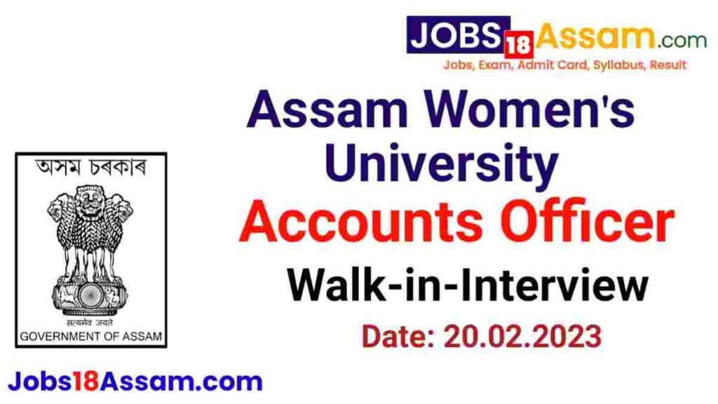 Assam Women’s University Recruitment 2023