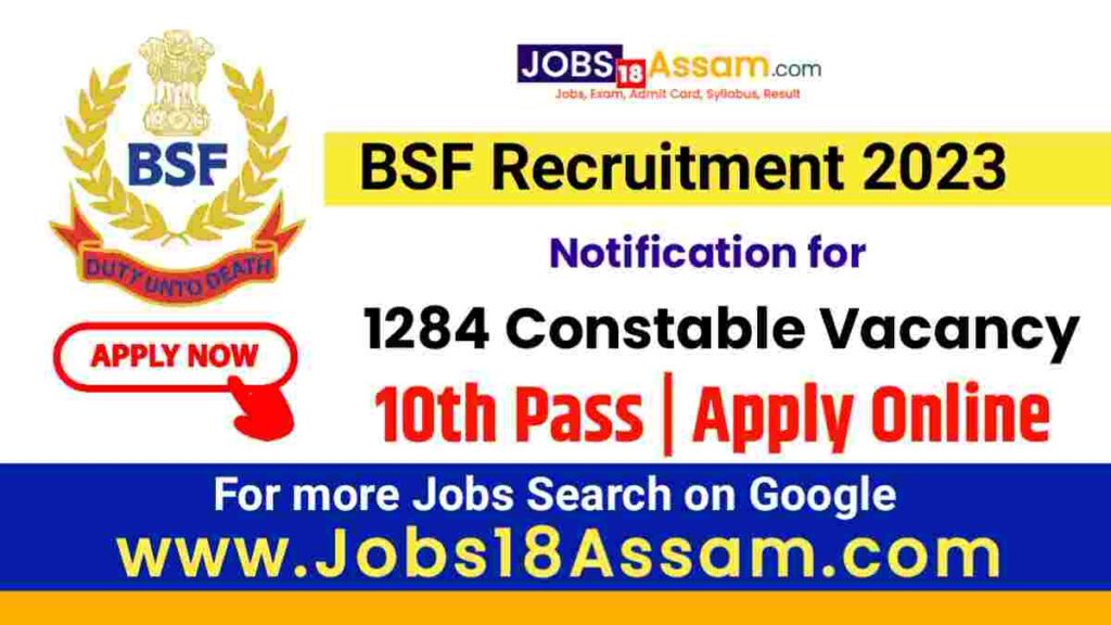 BSF Constable Vacancy 2023
