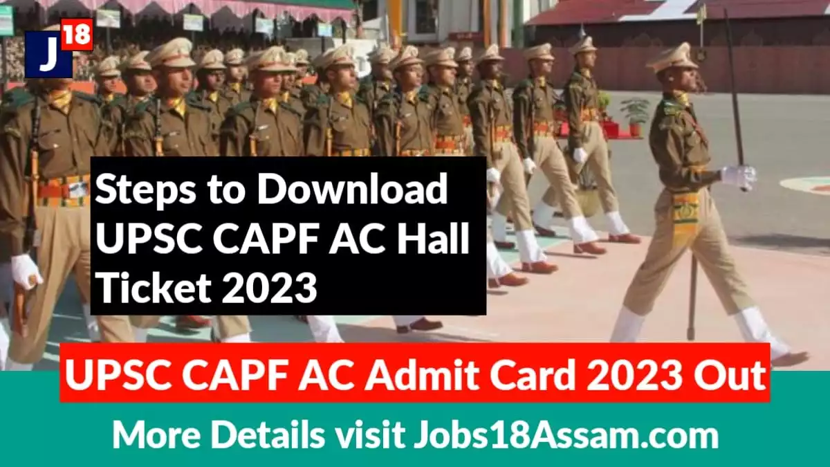 CAPF AC Admit Card 2023