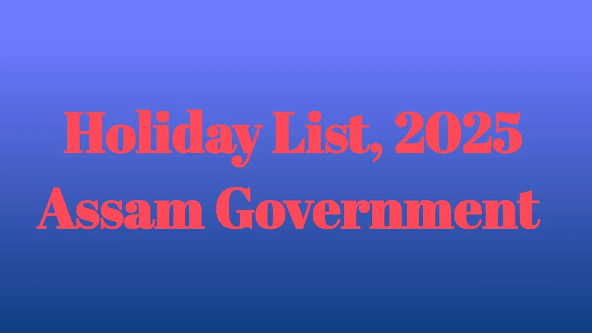 Assam Holiday List